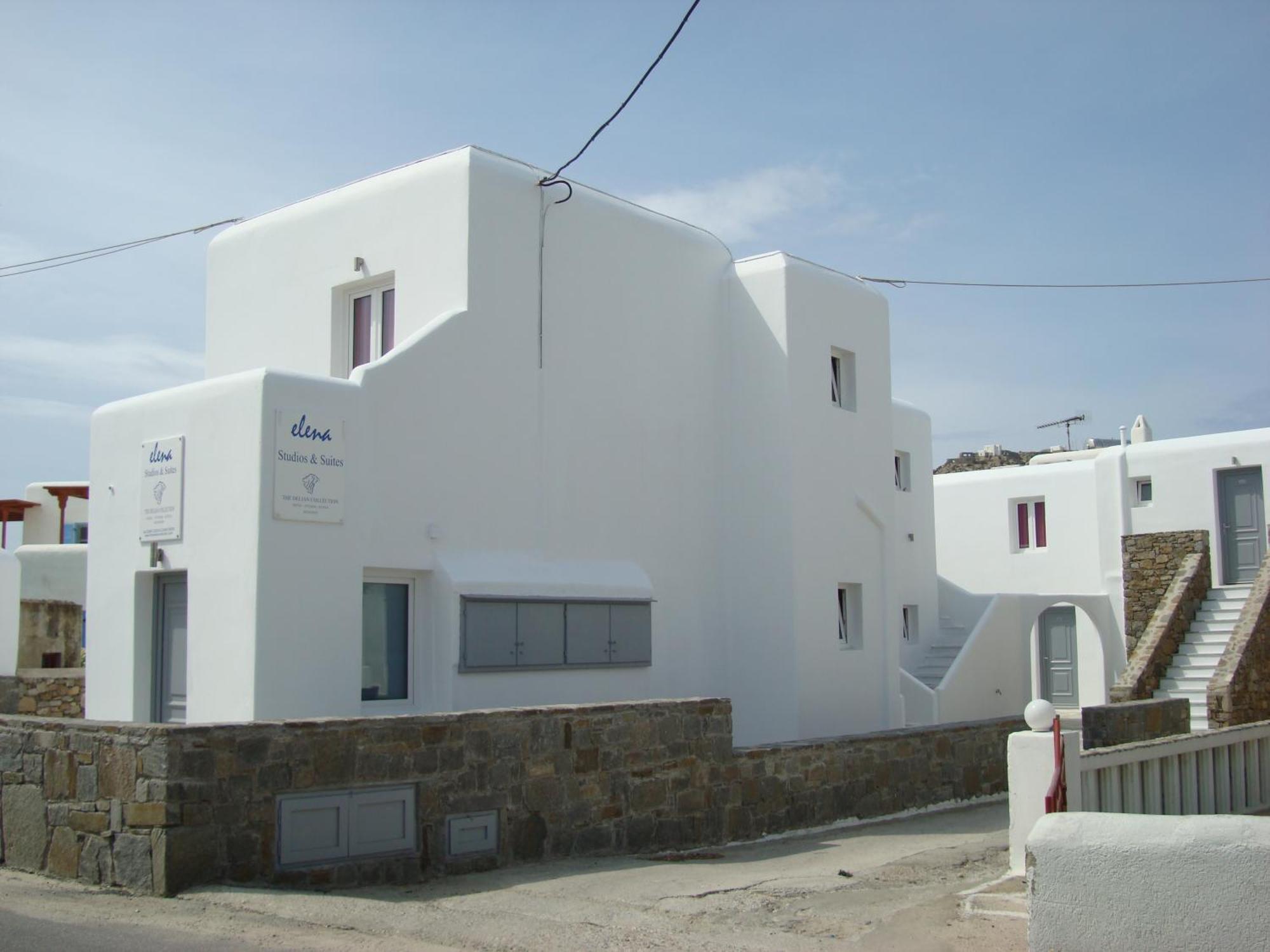 Elena Studios & Suites Ornos  Exteriör bild